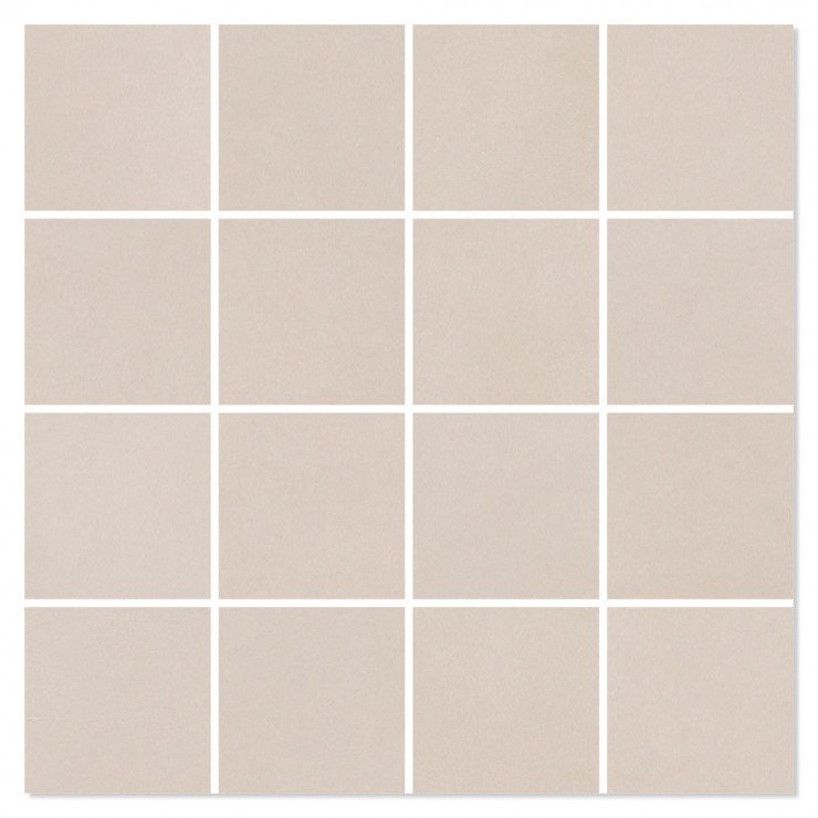 Mosaik Klinker La Vernelle Beige Mat 30x30 (7x7) cm-0